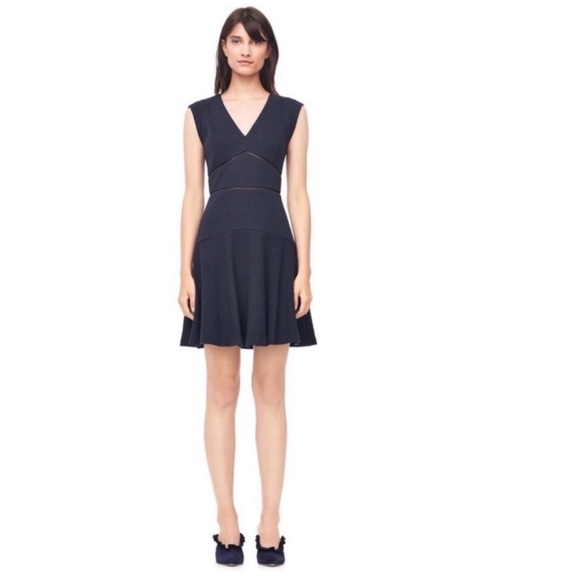 REBECCA TAYLOR • Dark Navy Sailor Shift  Dress - Picture 9 of 15